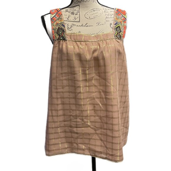 ANTHROPOLOGIE Vineet Bahl embroidered top Size M  EUC - Picture 2 of 8